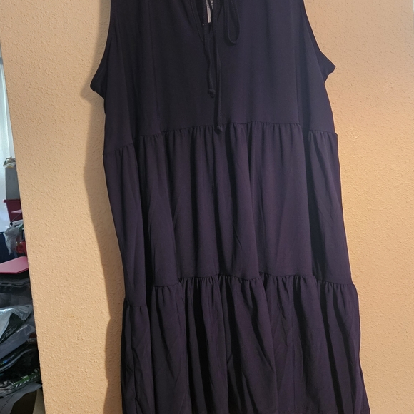 Elegant Black Sleeveless Dress - Picture 1 of 1